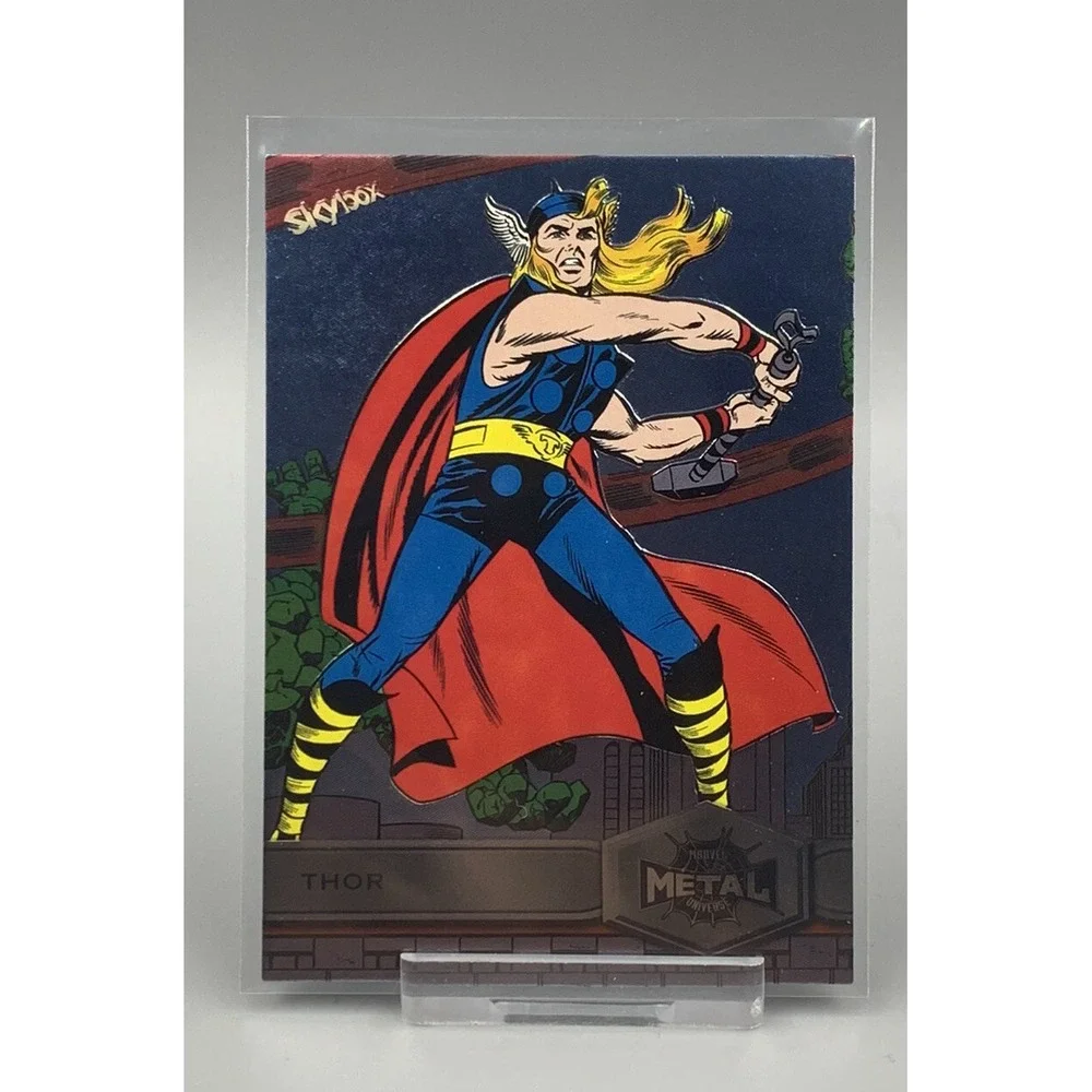 2021 Skybox Marvel Spider-Man Metal‎ Universe Thor No. 189